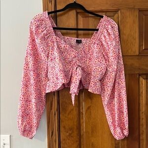 Floral Pink Women's Top